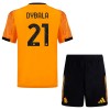 AS Řím Dybala 21 Venkovní 2025-26 - Dětské Fotbalové Dresy (S/S)